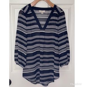 Ann Taylor Loft Tunic Navy